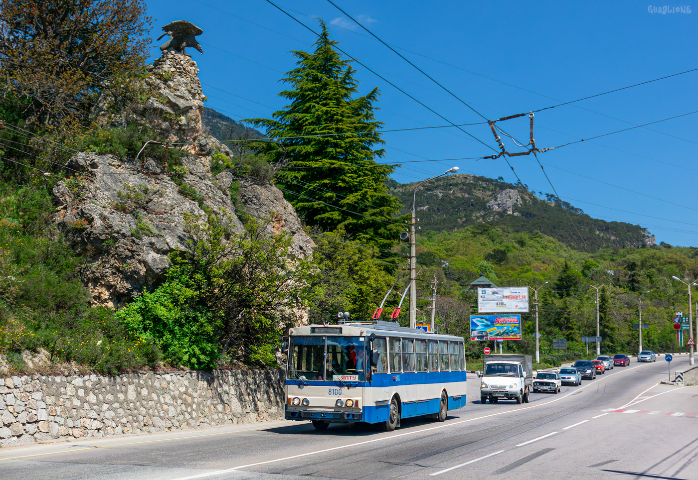 Кримски тролейбус, Škoda 14Tr89/6 № 8100