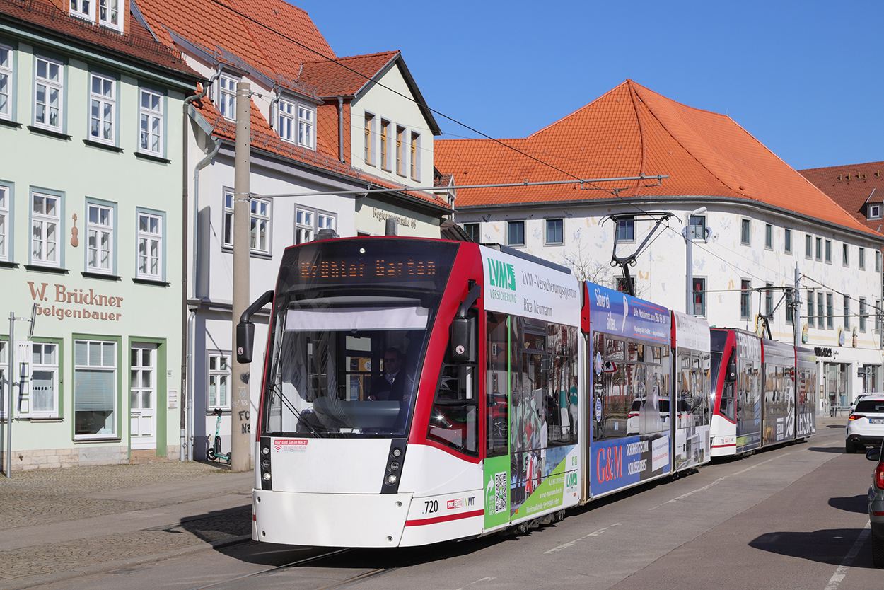 Erfurt, Siemens Combino Classic № 720