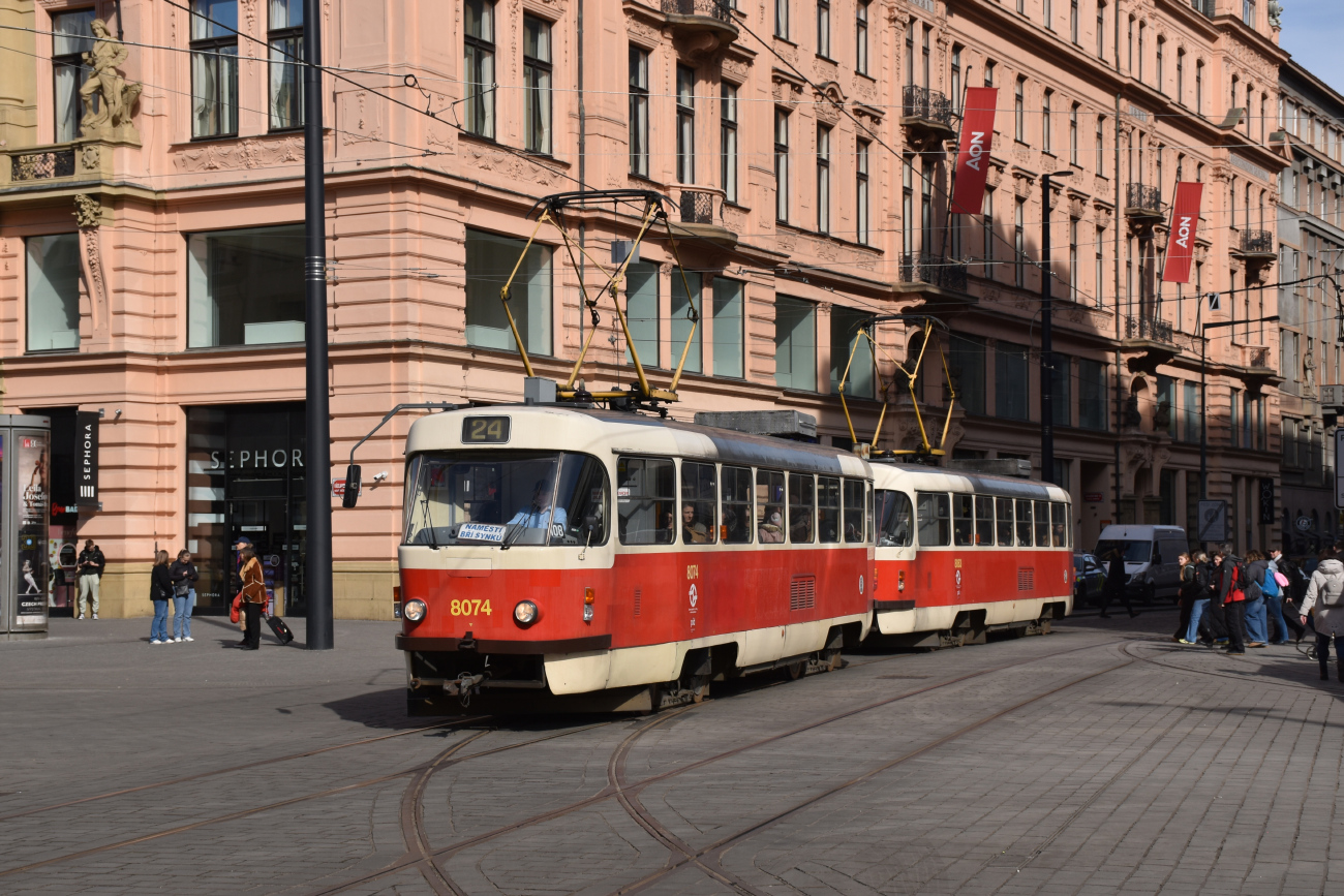 Прага, Tatra T3M2-DVC № 8074 Прага, Tatra T3M2-DVC № 8074