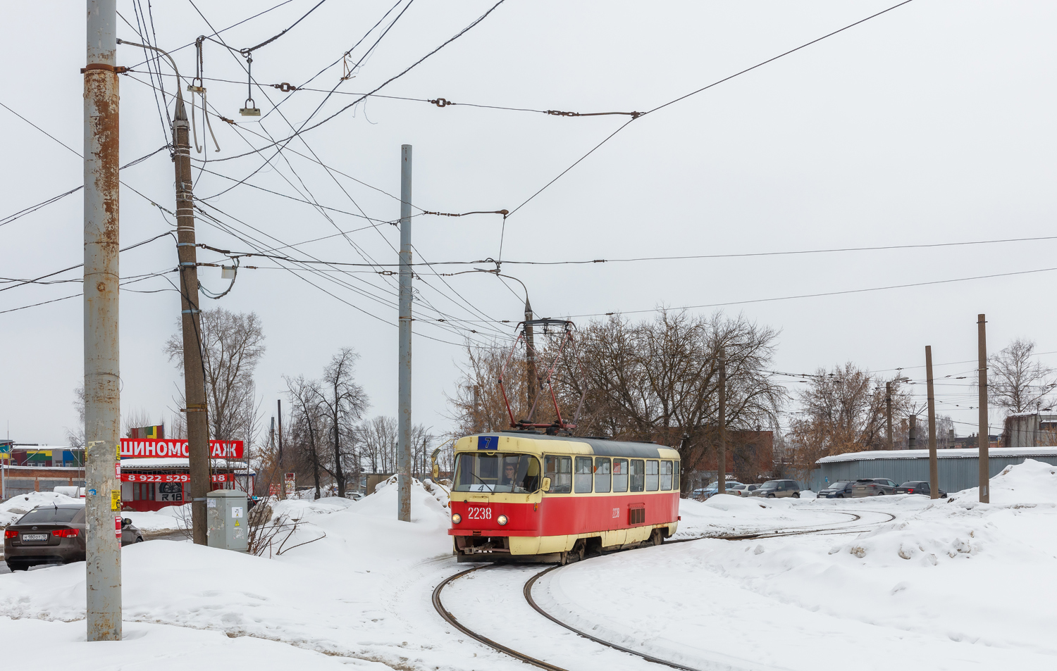 Іжэўск, Tatra T3SU (двухдверная) № 2238