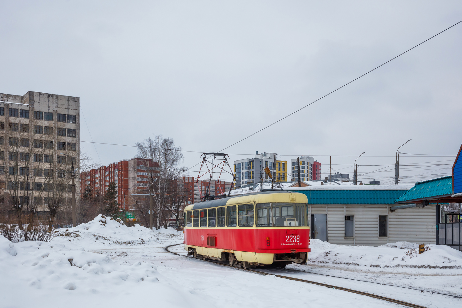 Izhevsk, Tatra T3SU (2-door) Br. 2238