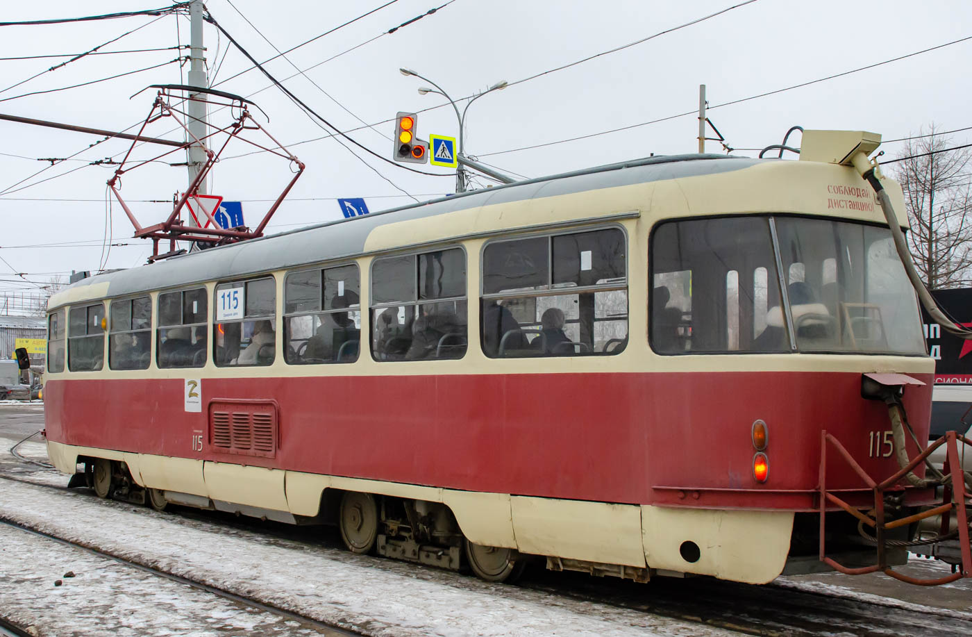 Екатеринбург, Tatra T3SU (двухдверная) № 115