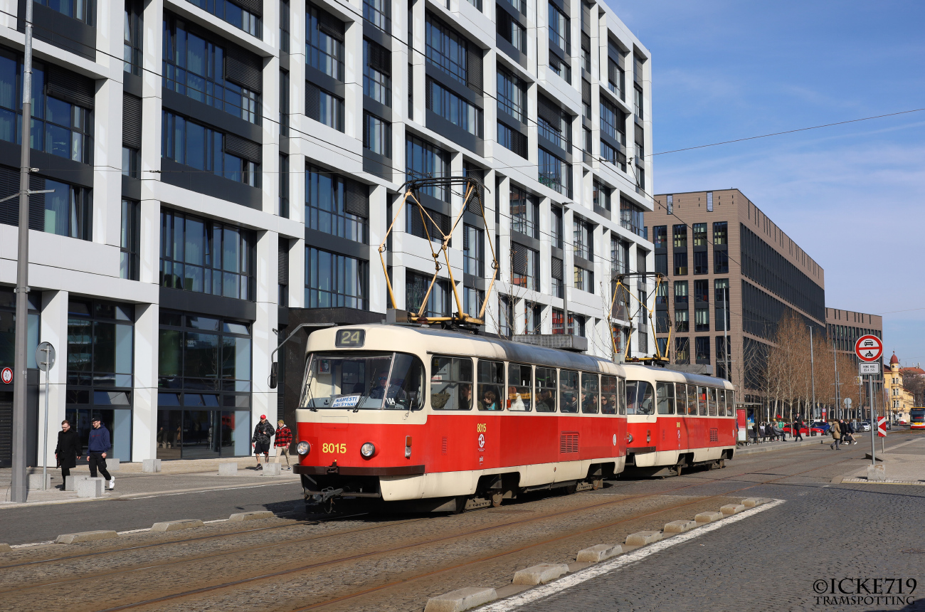 Prága, Tatra T3M2-DVC — 8015 Prága, Tatra T3M2-DVC — 8015