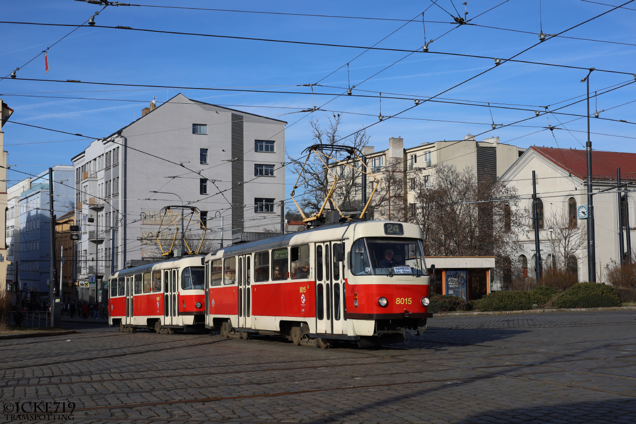 Прага, Tatra T3M2-DVC № 8015