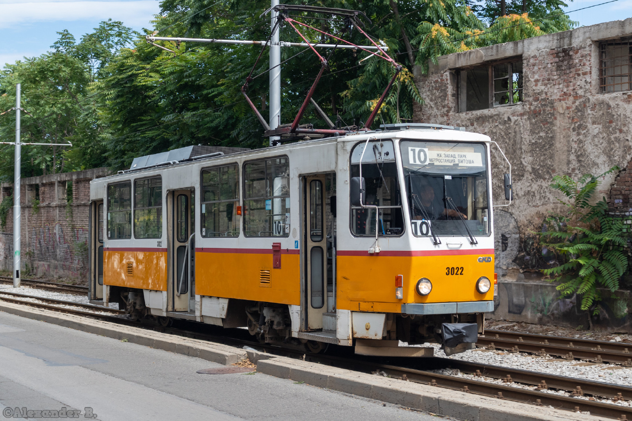 София, Tatra T6A2B № 3022 София, Tatra T6A2B № 3022