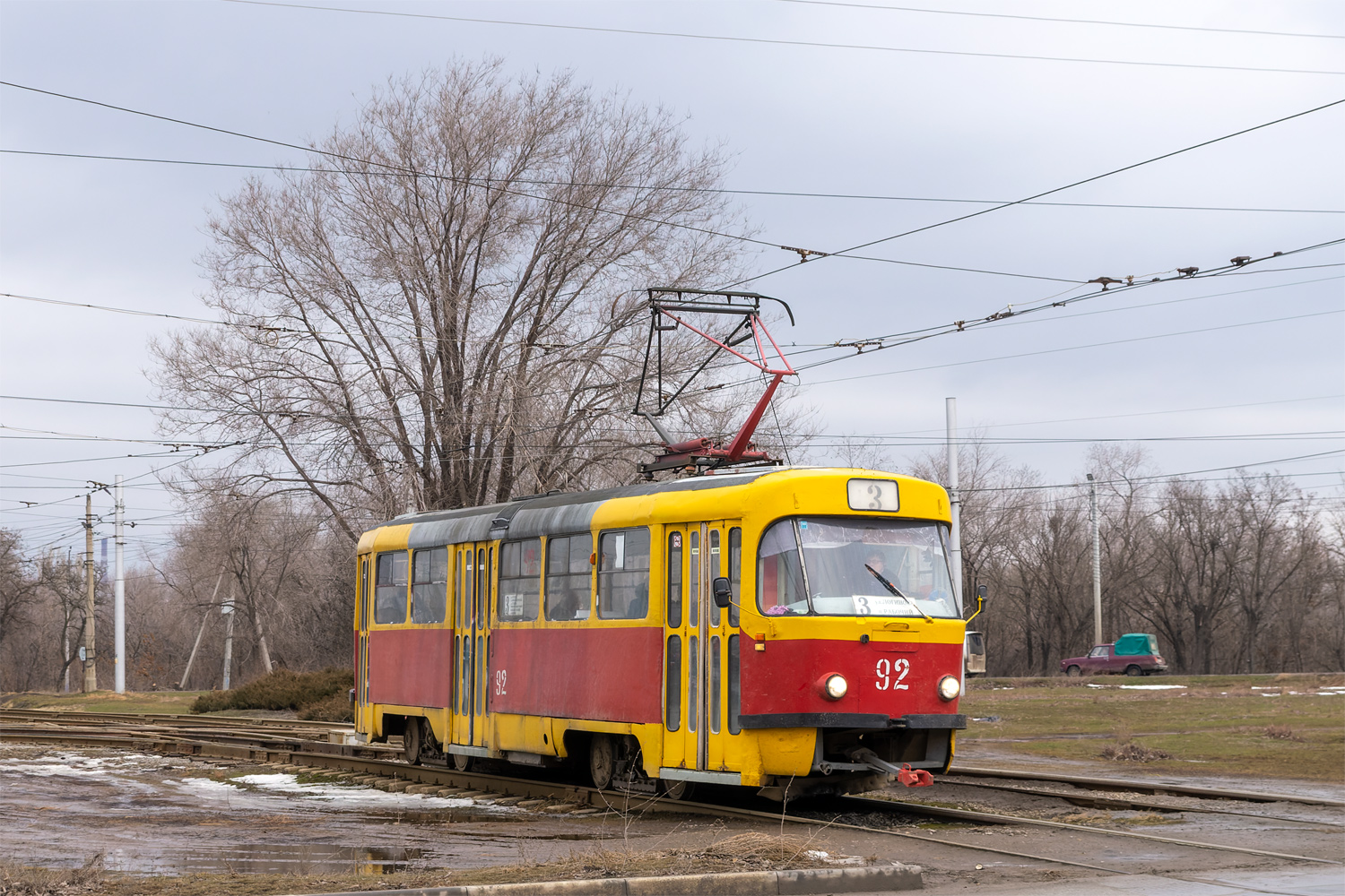 Волжский, Tatra T3SU № 92