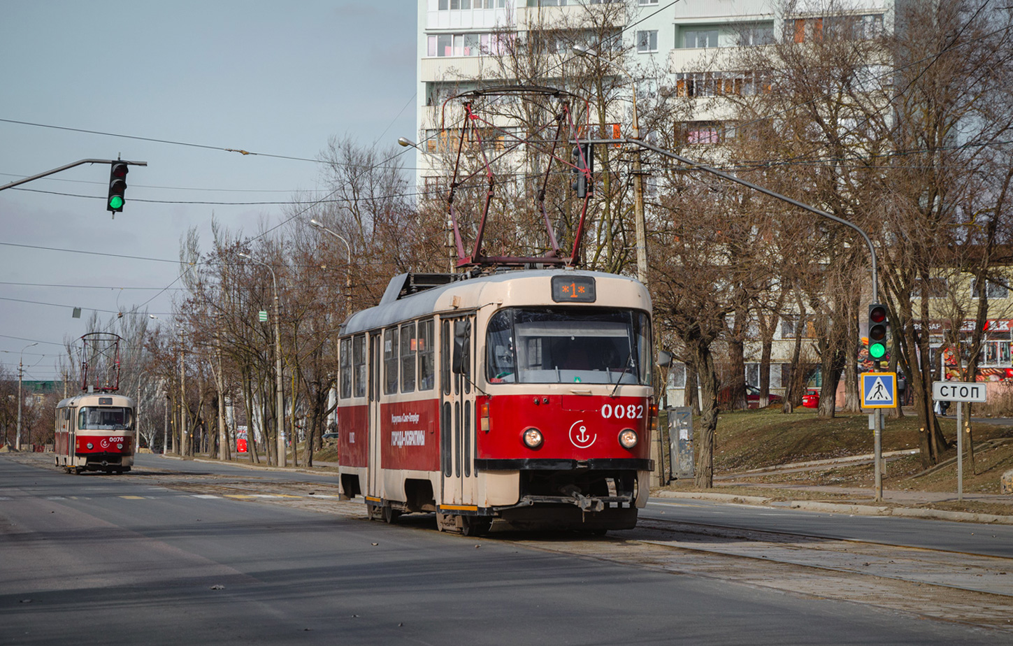 Мариуполь, Tatra T3A № 0082 (729)
