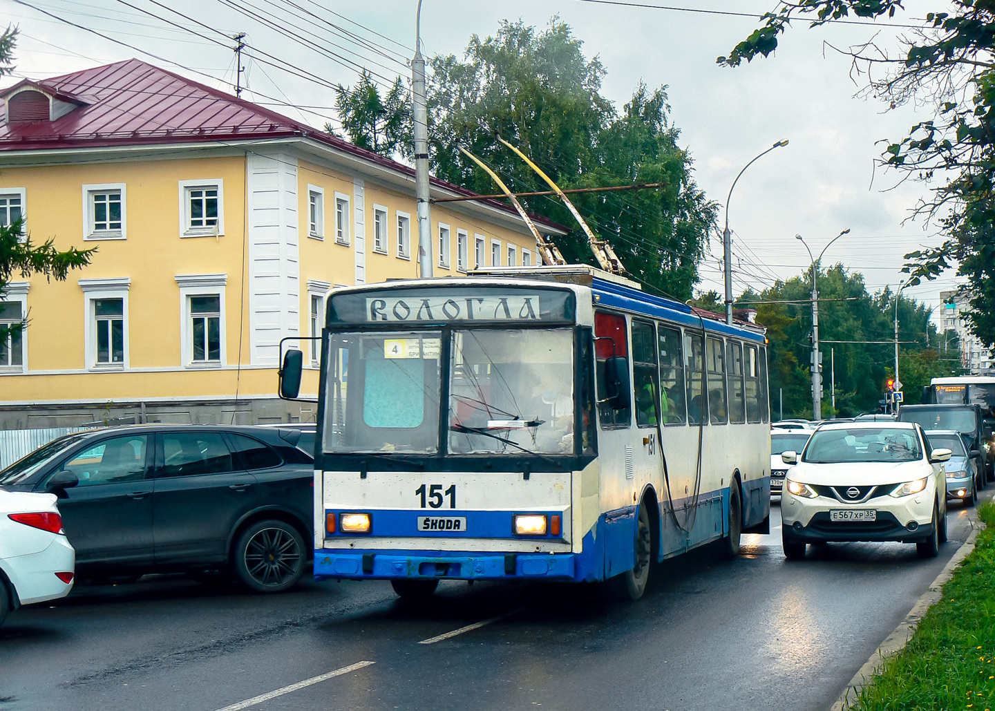 Vologda, Škoda 14TrM (VMZ) № 151