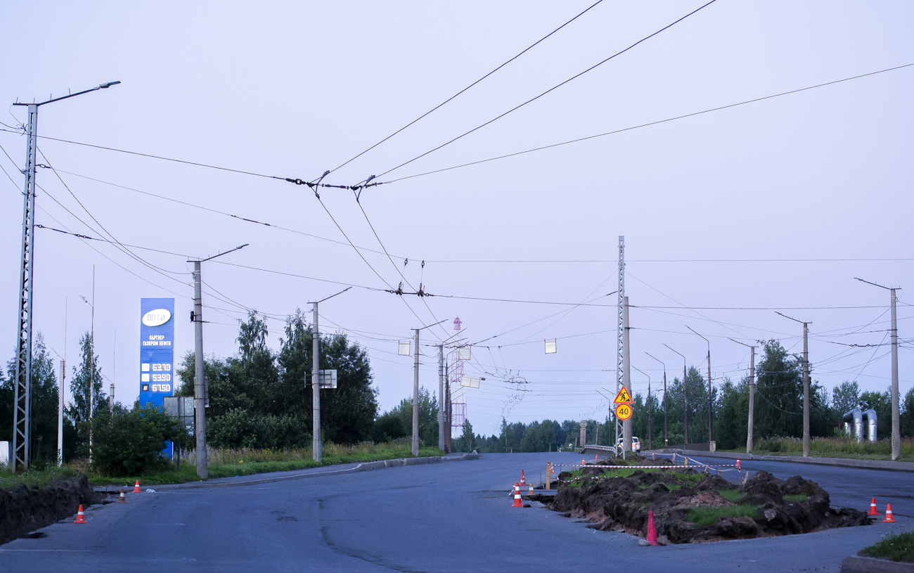 Петрозаводск — Троллейбусные линии и инфраструктура