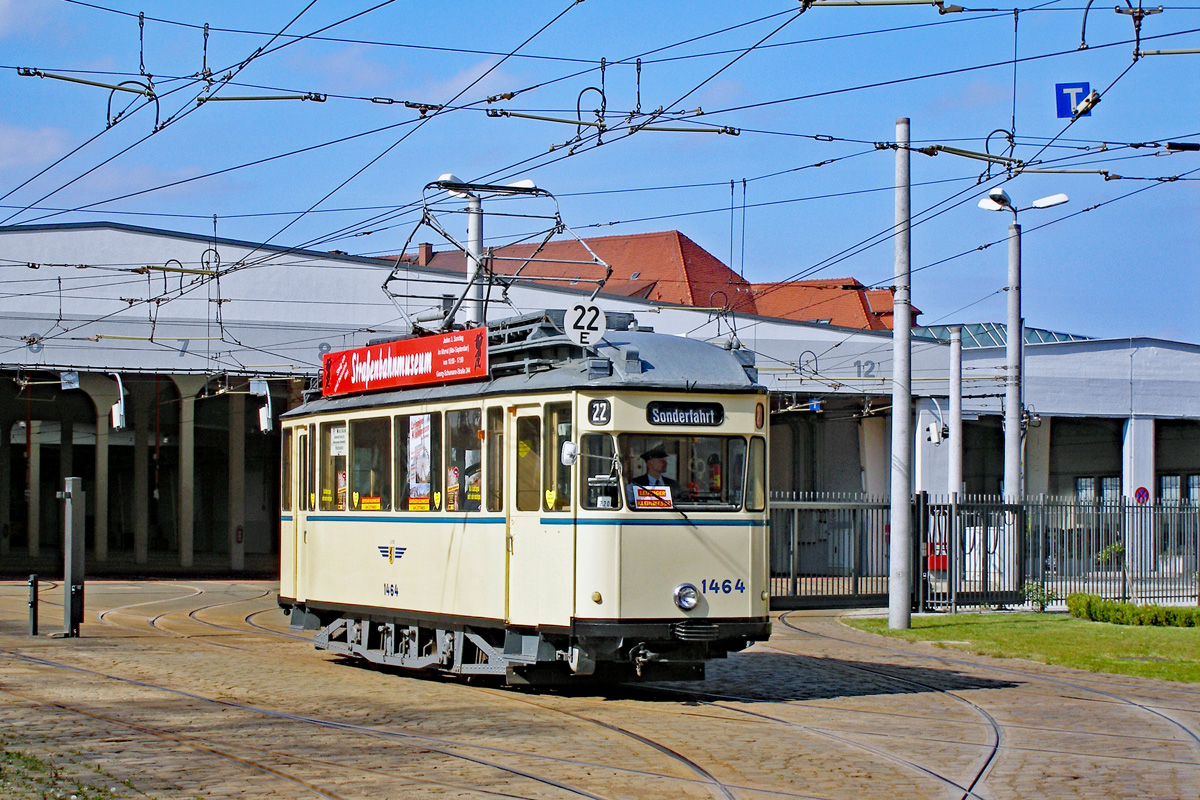 Leipzig, Dessau 2-axle motor car # 1464 Leipzig, Dessau 2-axle motor car # 1464