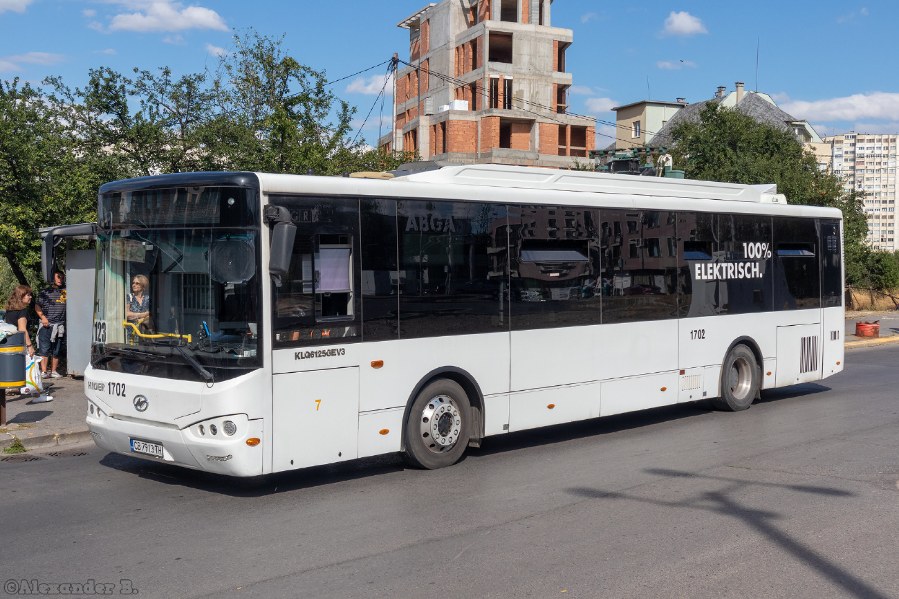 София, Higer KLQ6125GEV3 № 1702