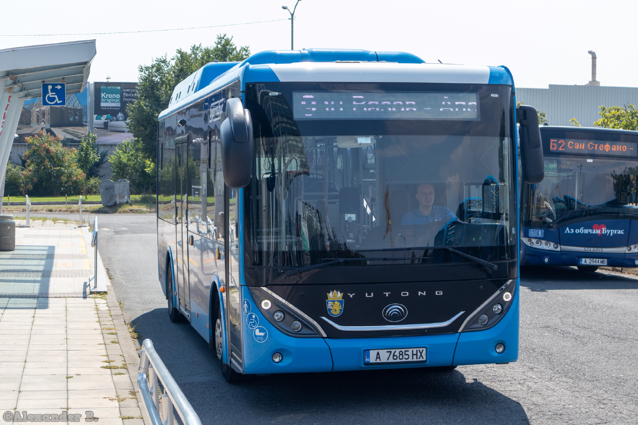 Бургас, Yutong E9 (ZK6890BEVG) № A 7685 HX