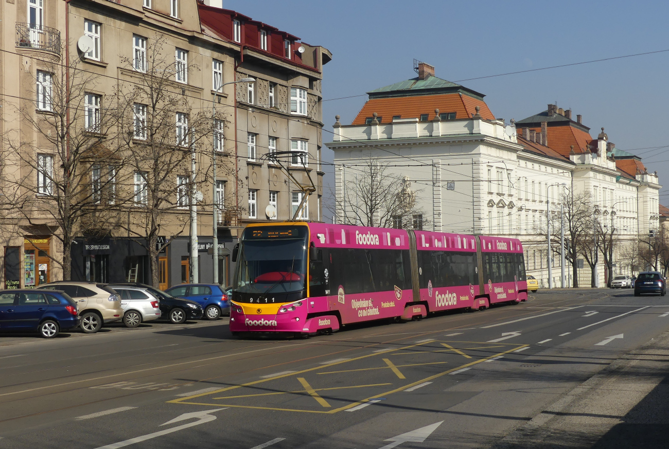 Прага, Škoda 15T6 ForCity Alfa Praha № 9411