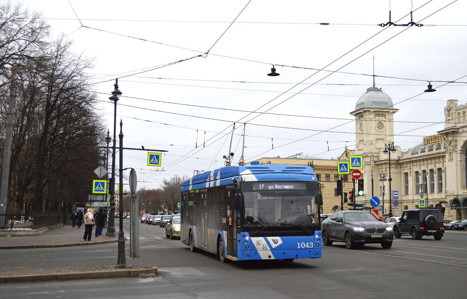 Санкт-Петербург, Тролза-5265.08 «Мегаполис» № 1043 Санкт-Петербург, Тролза-5265.08 «Мегаполис» № 1043