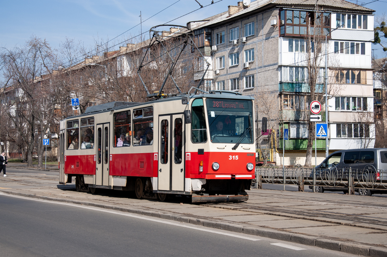 Киев, Tatra T6A5 № 315