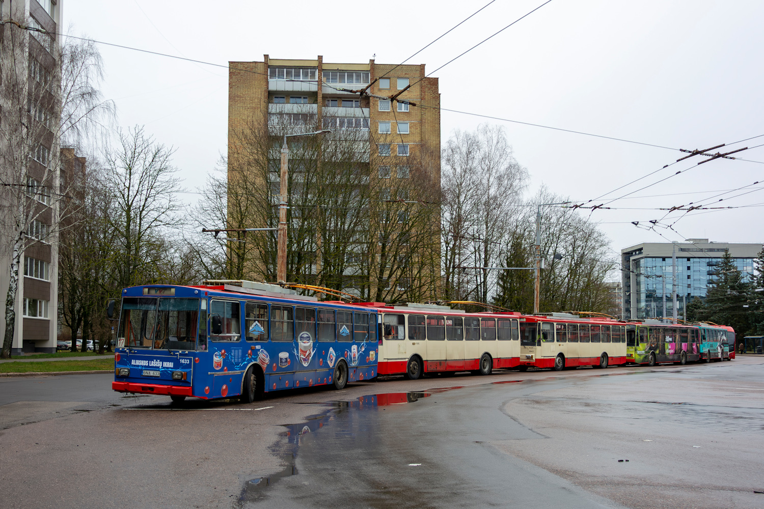 Вильнюс, Škoda 14Tr13/6 № 1633