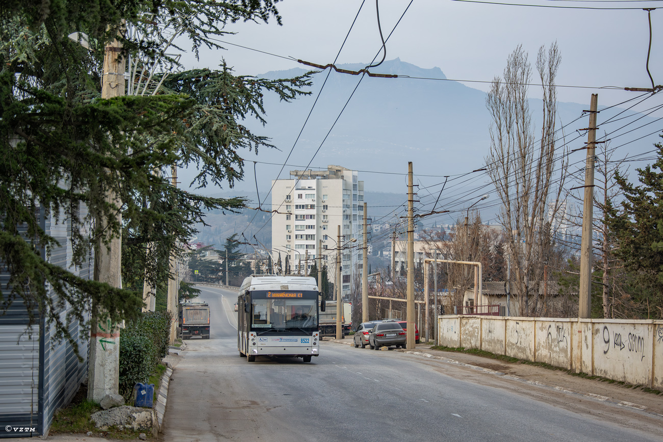 Крымский троллейбус, Тролза-5265.02 «Мегаполис» № 8522