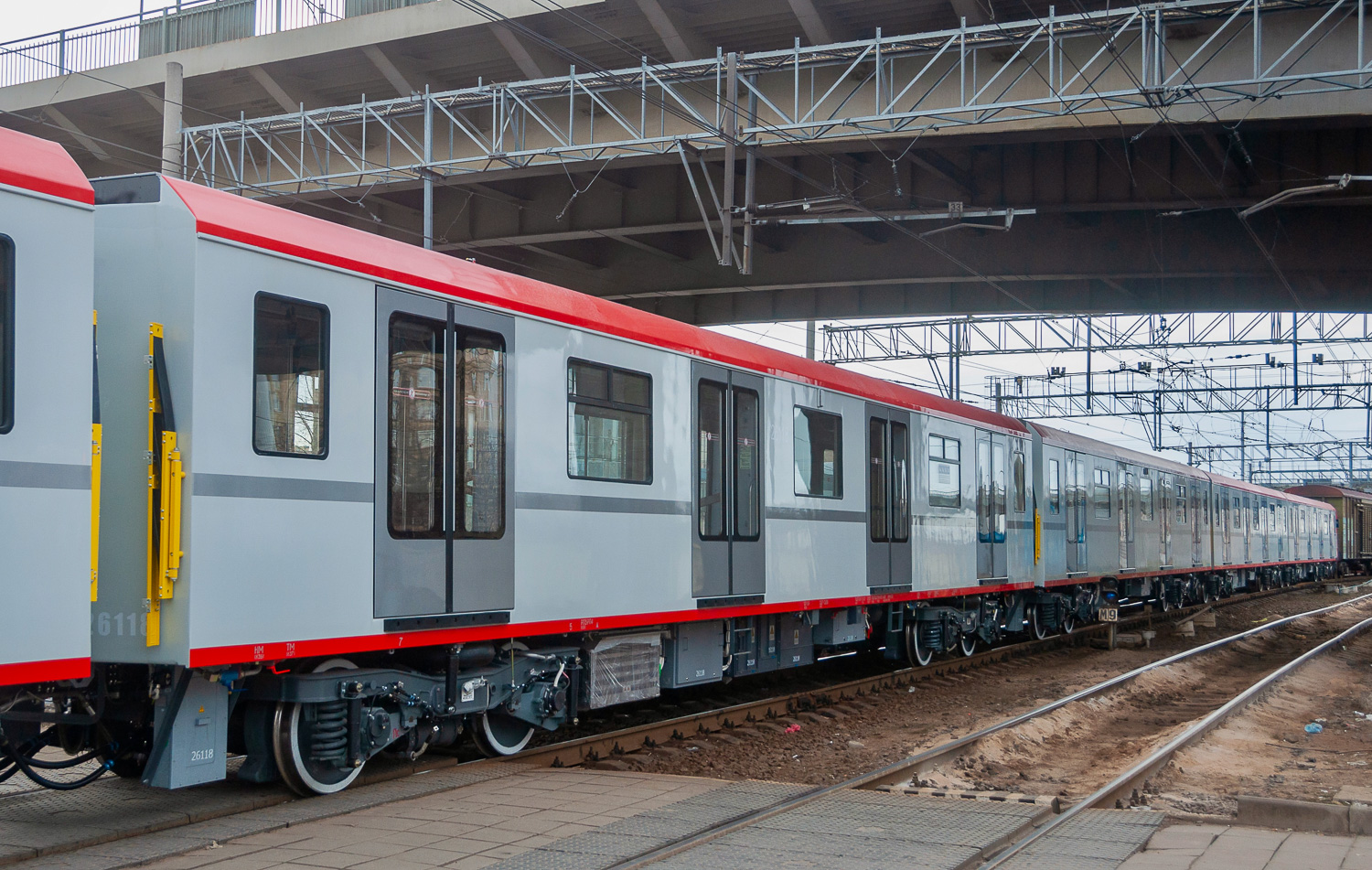 Санкт-Петербург, 81-726.1 «Балтиец» № 26118; Санкт-Петербург — Метрополитен — Перегонка вагонов метро по ж/д