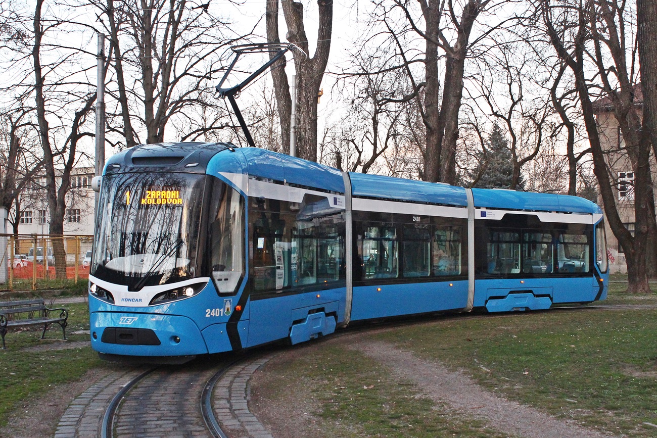 Zagreb, Končar TMK 2400 N°. 2401 Zagreb, Končar TMK 2400 N°. 2401