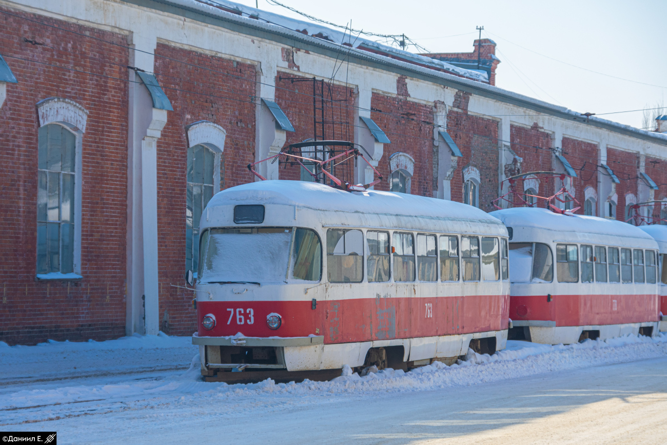 Самара, Tatra T3SU (двухдверная) № 763