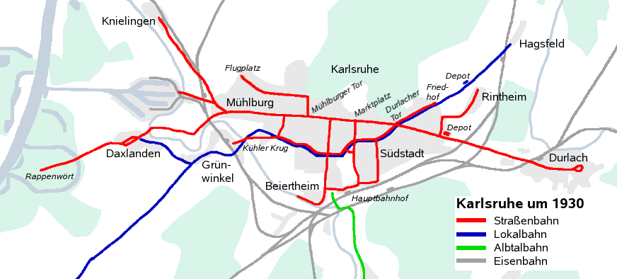Карлсруэ — Схемы