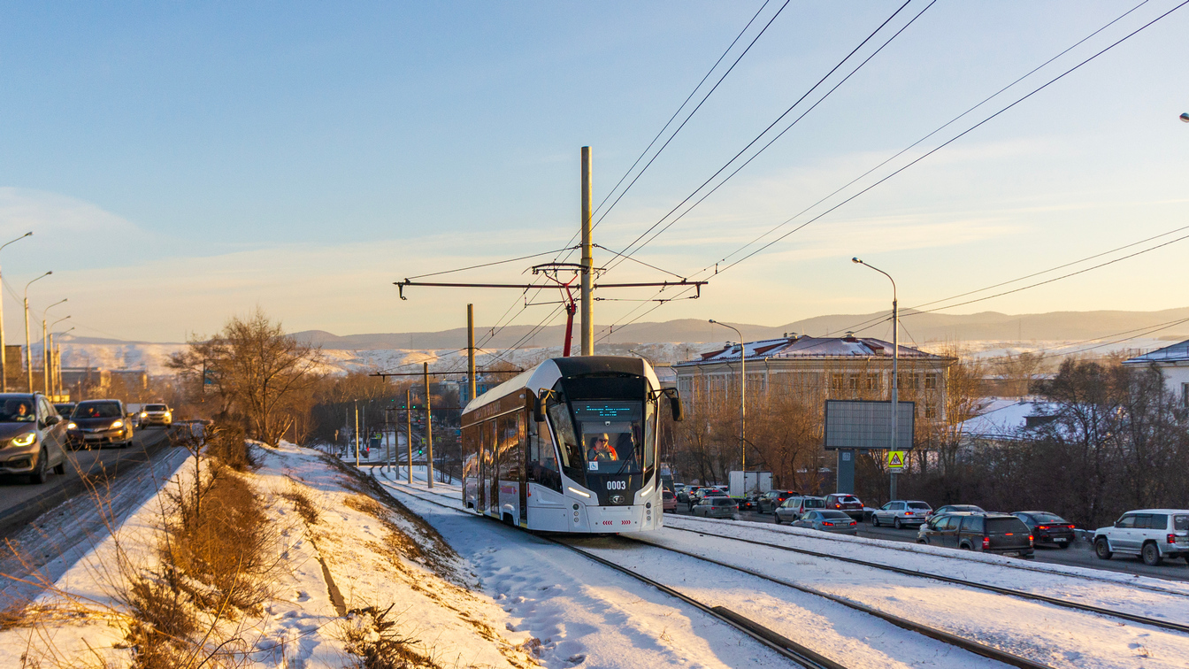 Красноярск, 71-911ЕМ «Львёнок» № 0003