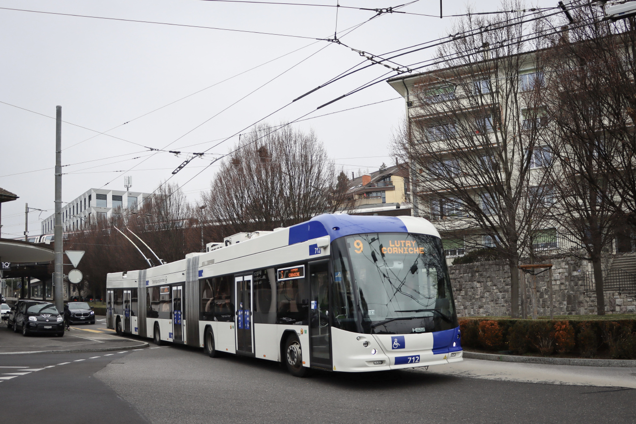 Лозанна, Hess lighTram 25 DC № 712