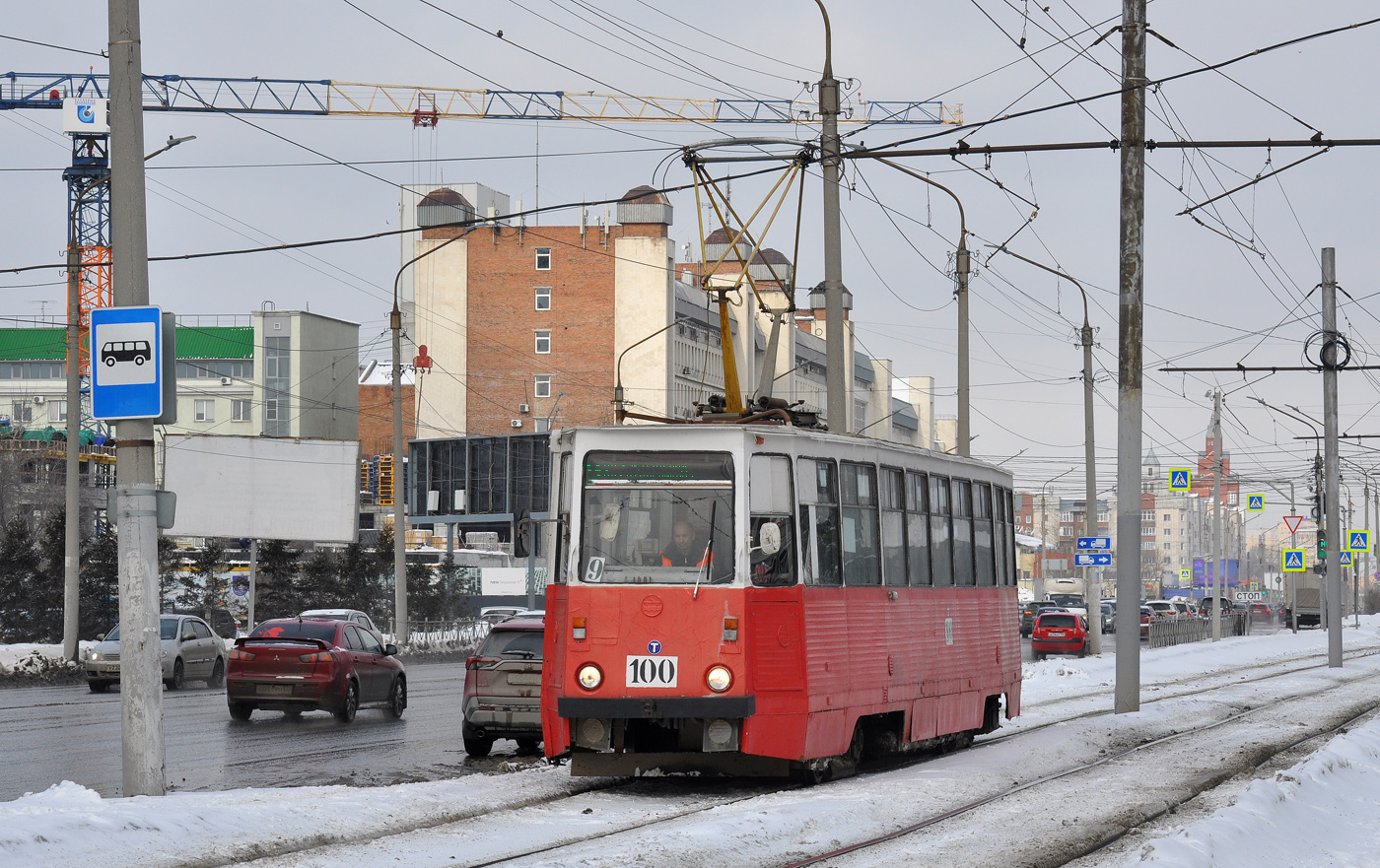 Omsk, 71-605 (KTM-5M3) č. 100