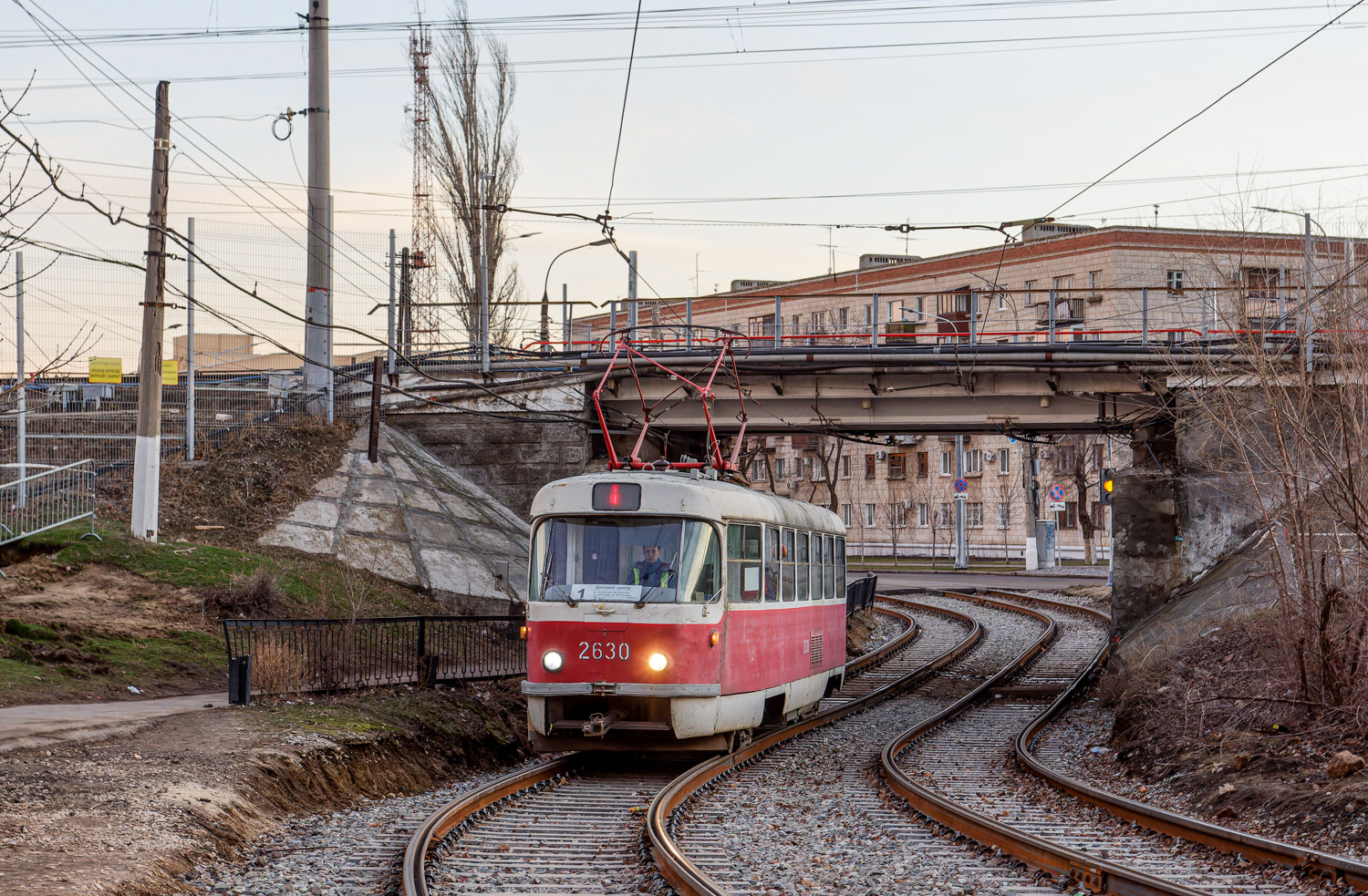 Волгоград, Tatra T3SU (двухдверная) № 2630