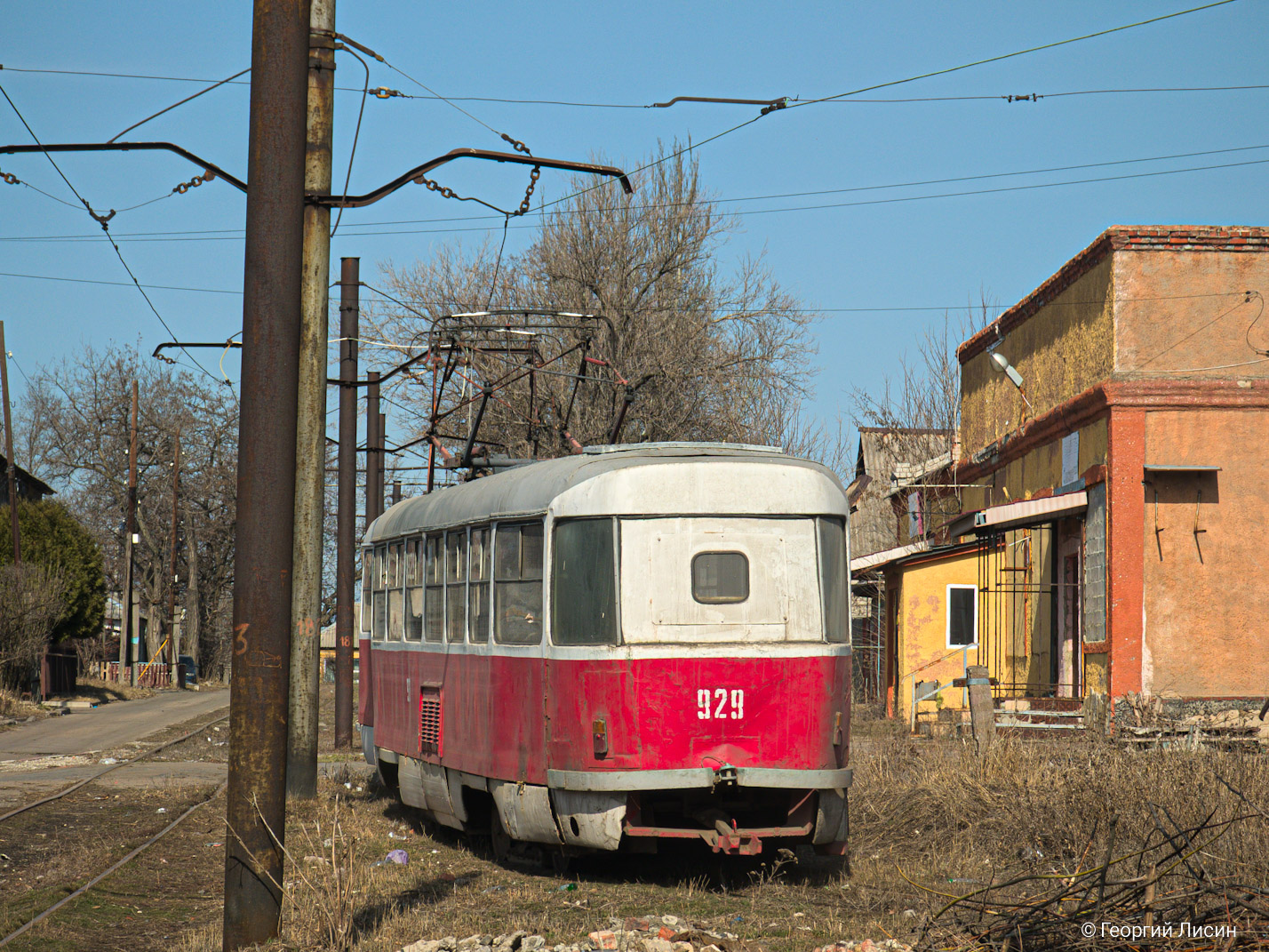 Doneckas, Tatra T3SU nr. 929; Doneckas — Tram line to Mushketovo station
