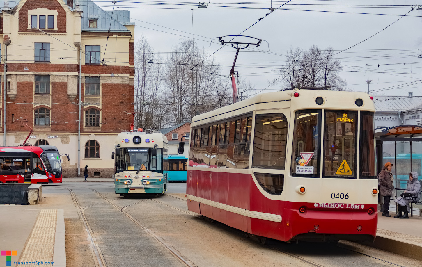 Санкт-Петербург, ЛМ-68М2 (мод. СПб ГЭТ) № 0406 Санкт-Петербург, ЛМ-68М2 (мод. СПб ГЭТ) № 0406