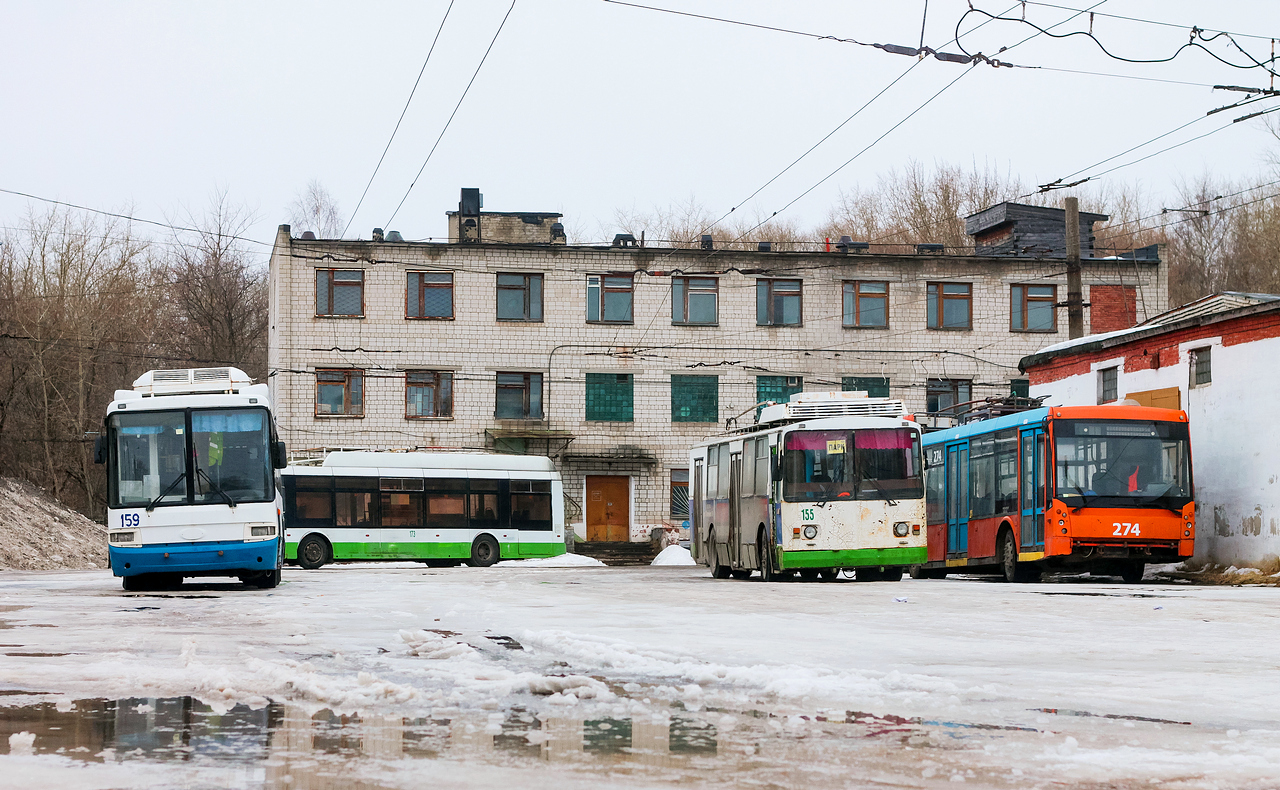 Березники, БТЗ-52767Р № 159; Березники, ВЗТМ-5284.02 № 155