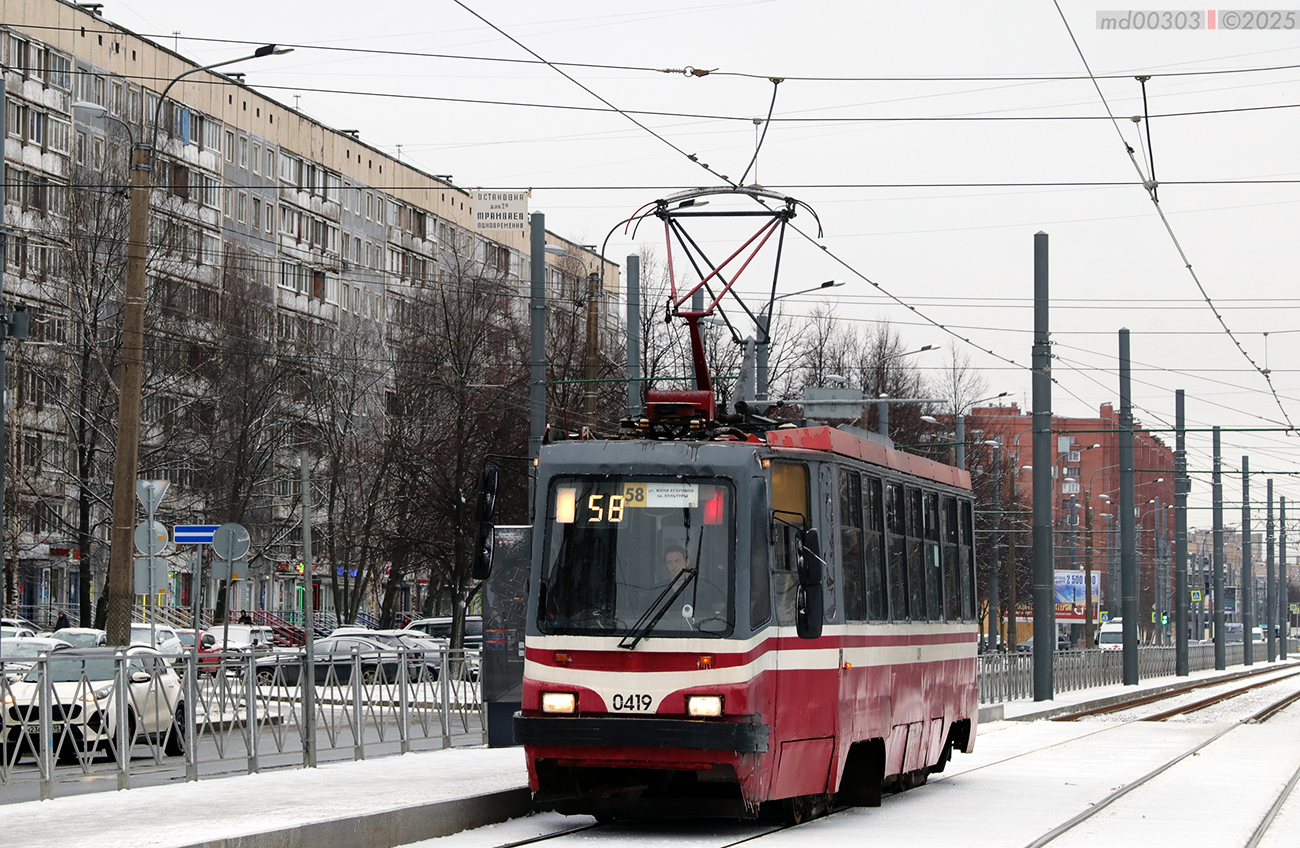 Санкт-Петербург, 71-134К (ЛМ-99К) № 0419