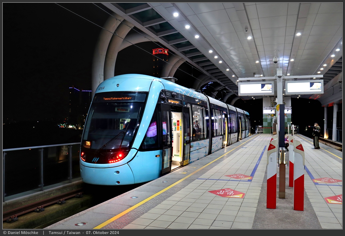 Тайбэй, Xingwuzhe 行武者号 № 102; Тайбэй — Трамвайные линии: V — Трамвай Даньхай（淡海輕軌）