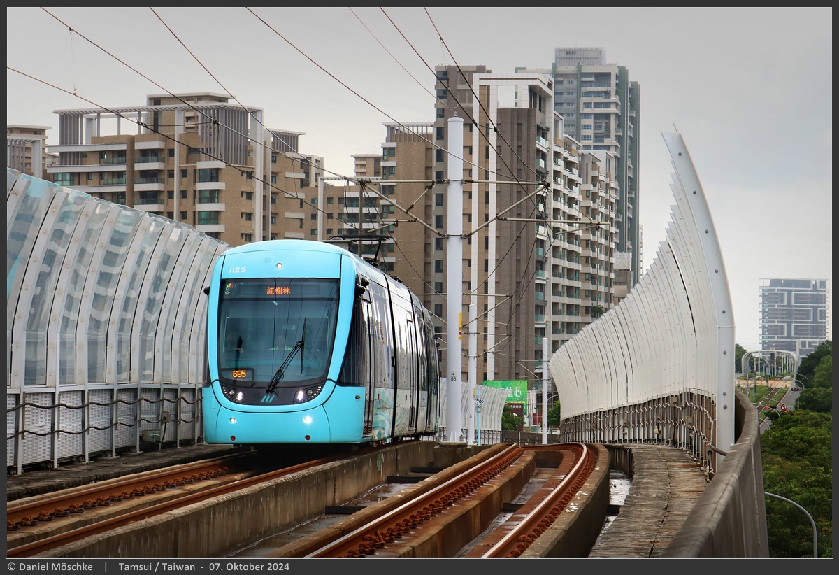 Тайбэй, Xingwuzhe 行武者号 № 112; Тайбэй — Трамвайные линии: V — Трамвай Даньхай（淡海輕軌）