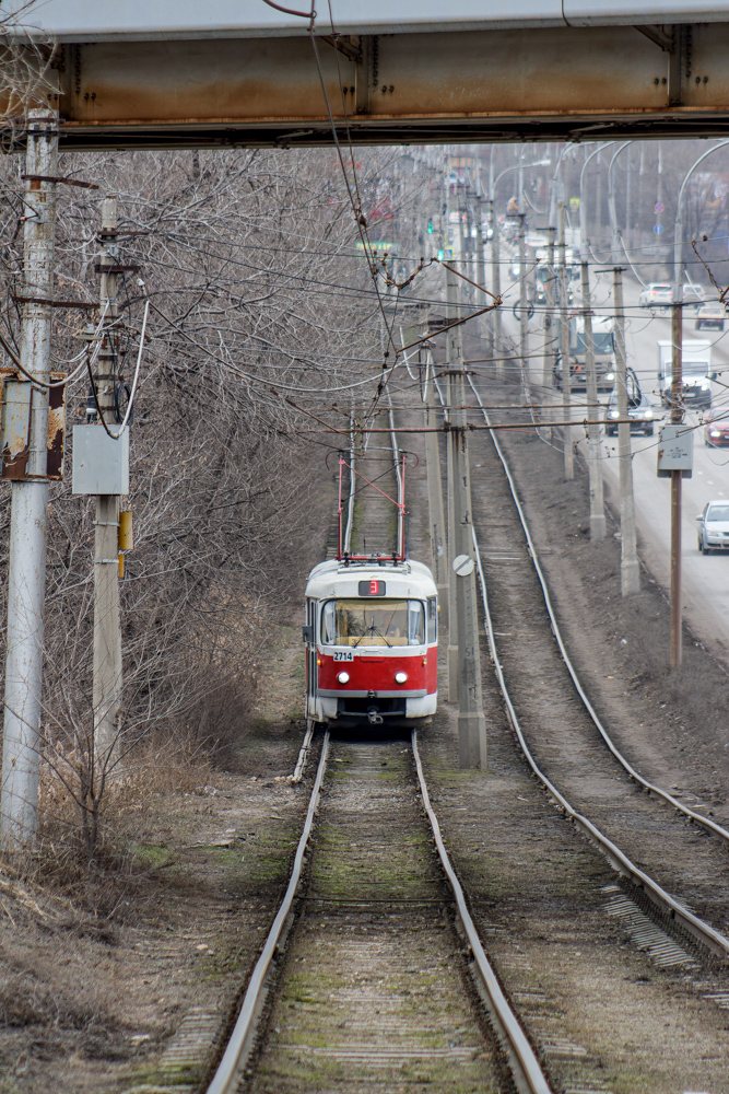 Волгоград, Tatra T3SU № 2714