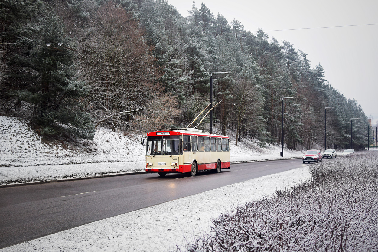 Вильнюс, Škoda 14Tr13/6 № 2593