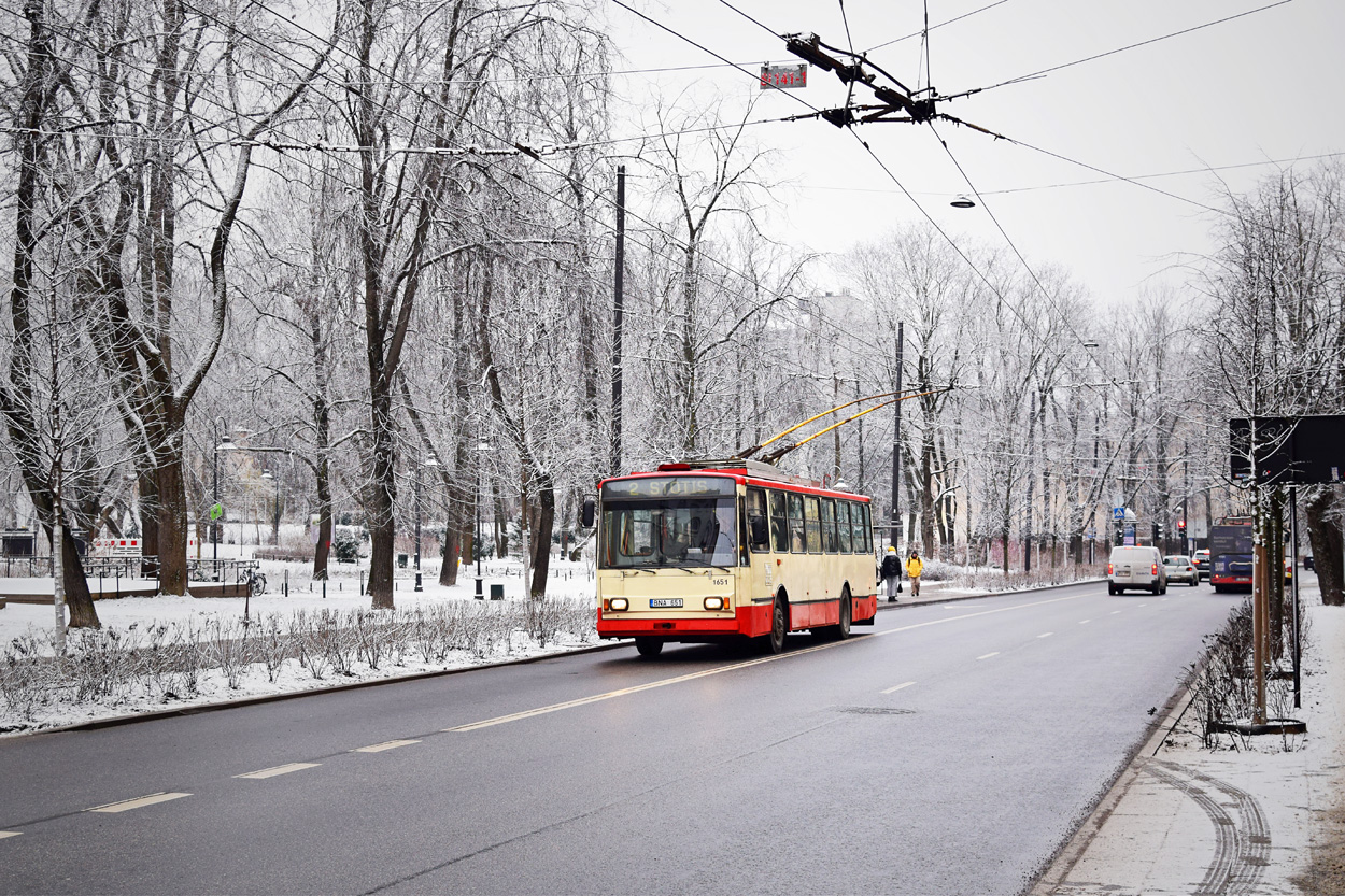 Vilnius, Škoda 14Tr17/6M Nr. 1651