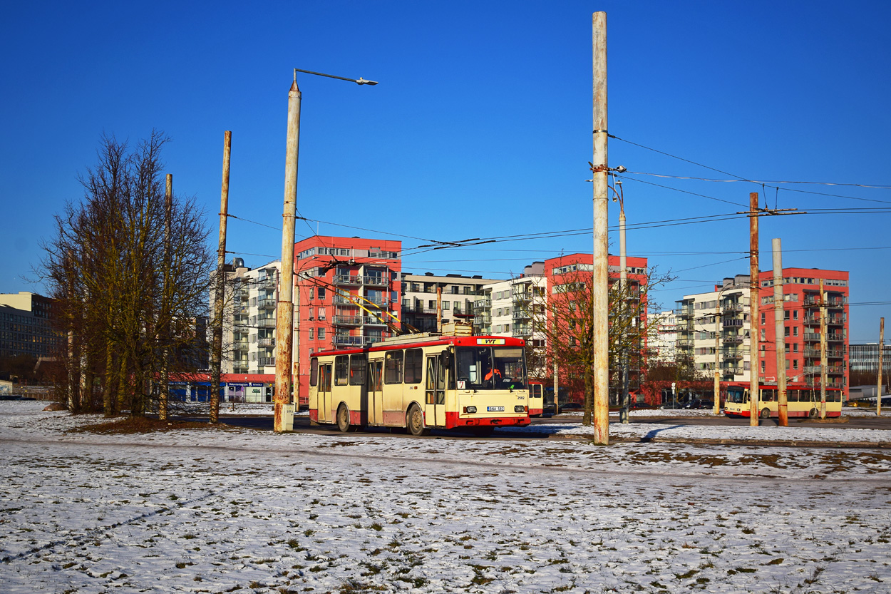 Vilnius, Škoda 14Tr07 nr. 2582; Vilnius — Galinės stotelės ir maršrutų trasos