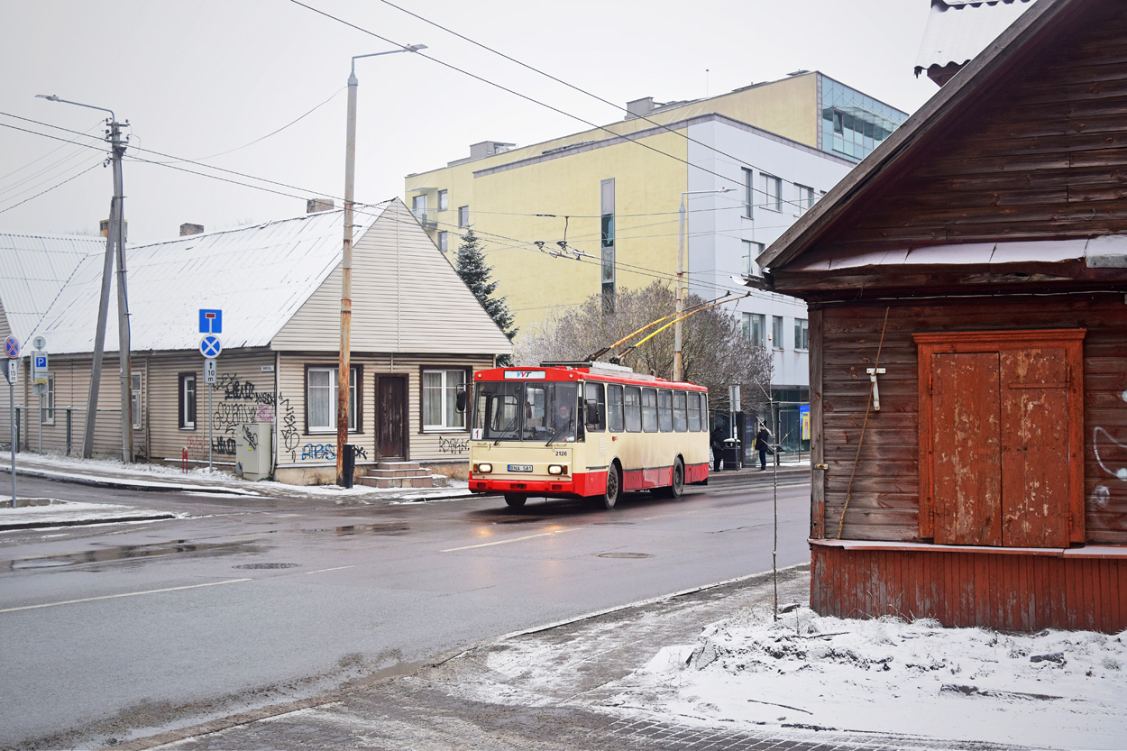 Вильнюс, Škoda 14Tr11/6 № 2126