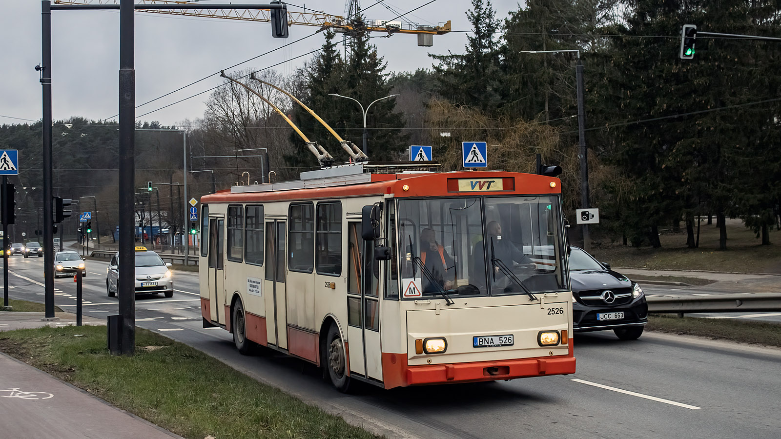 Вильнюс, Škoda 14Tr02/6 № 2526