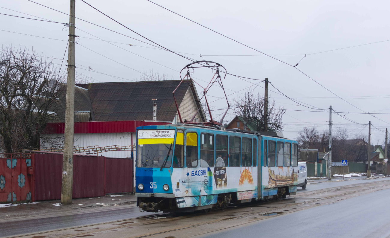 Житомир, Tatra KT4SU № 35