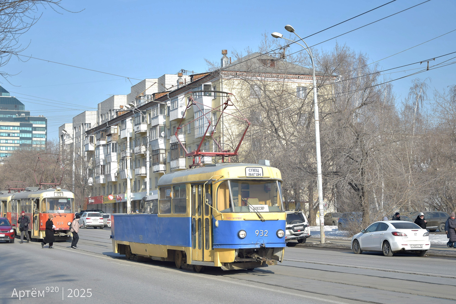 Екатеринбург, Tatra T3SU (двухдверная) № 932