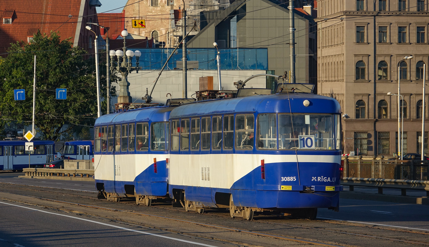 Рига, Tatra T3A № 30885