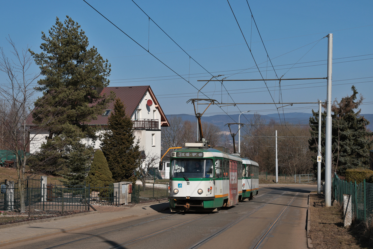 Liberec ― Jablonec nad Nisou, Tatra T3R.SLF # 52