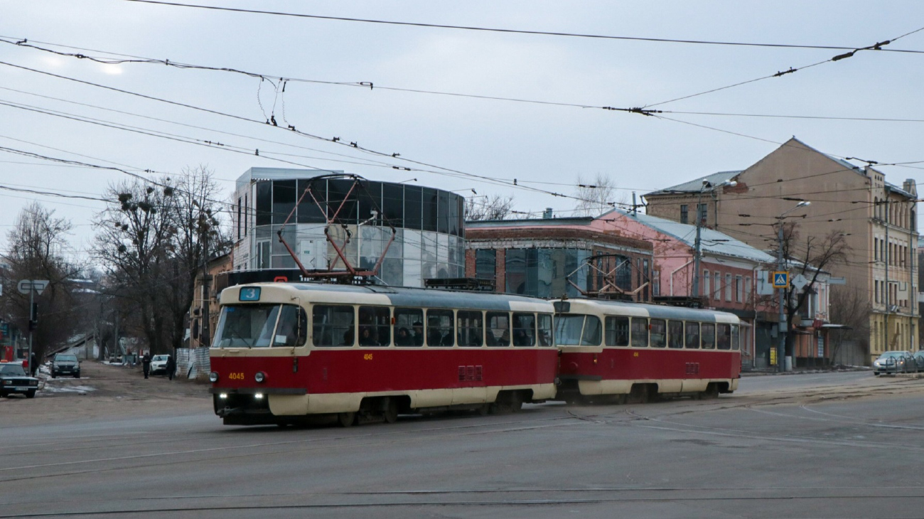 Харьков, Tatra T3A № 4045 Харьков, Tatra T3A № 4045
