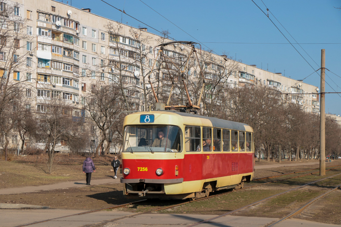 Харьков, Tatra T3SUCS № 7256 Харьков, Tatra T3SUCS № 7256