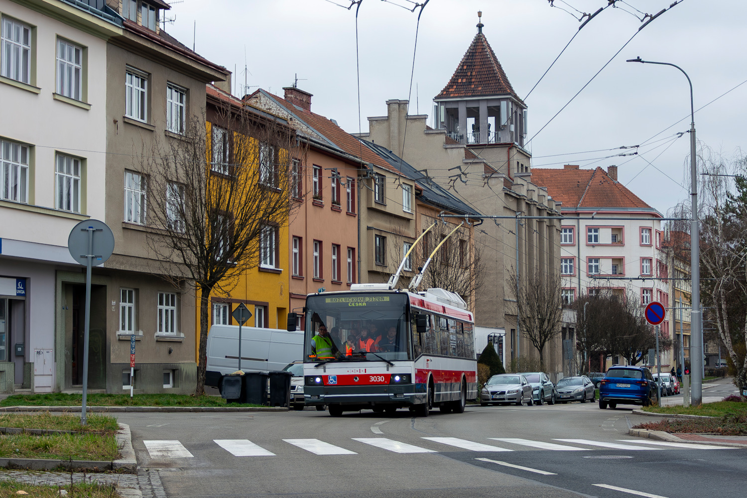 Брно, Škoda 21Tr № 3030