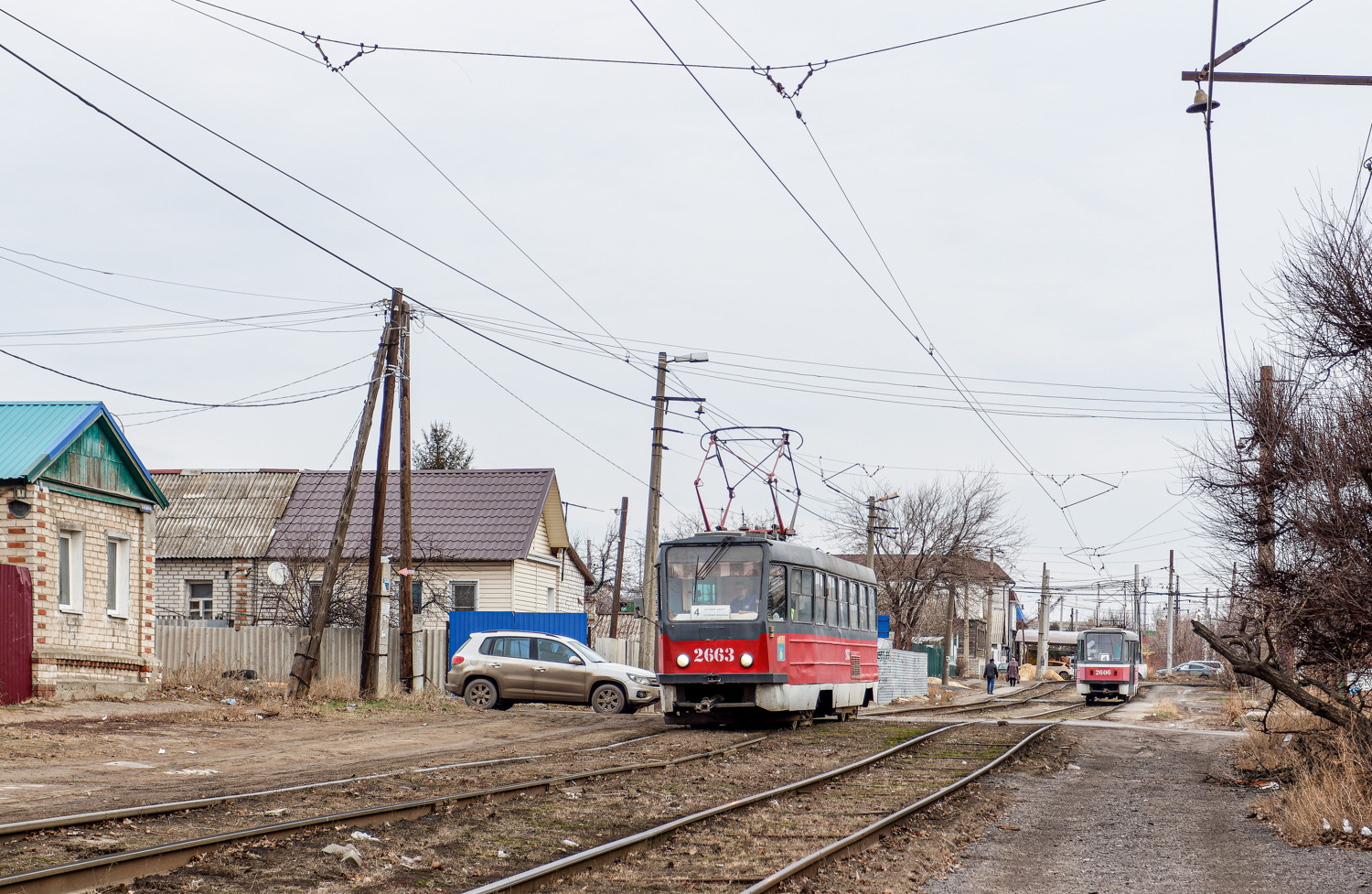 Волгоград, Tatra T3SU мод. ВЗСМ № 2663