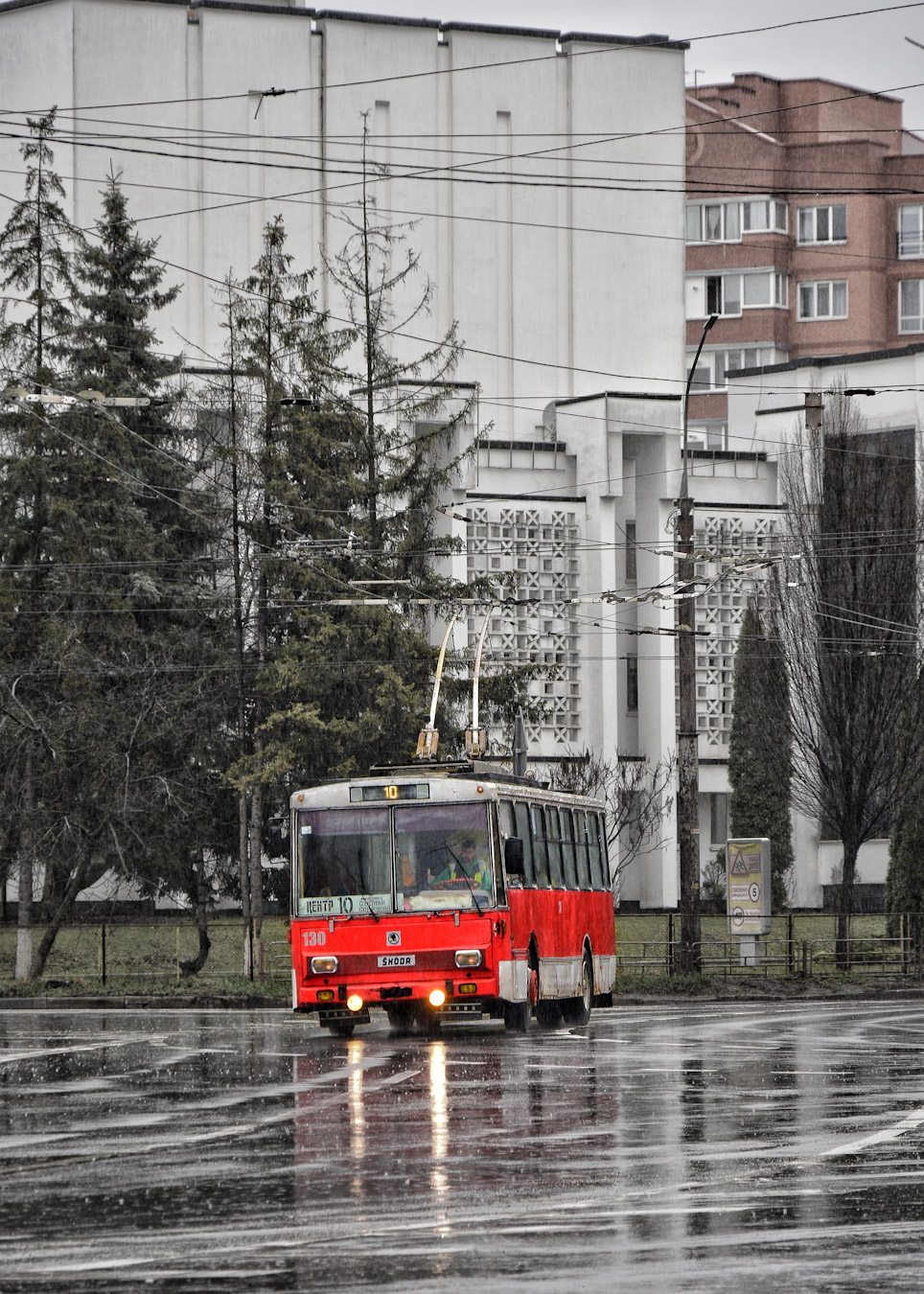 Тернополь, Škoda 14Tr01 № 130